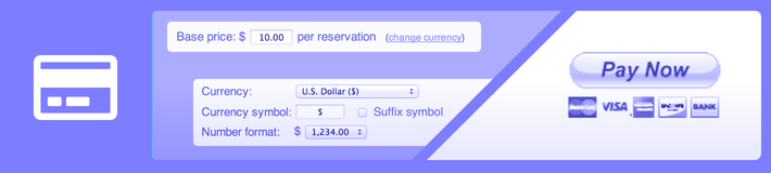 Calendar payment overview
